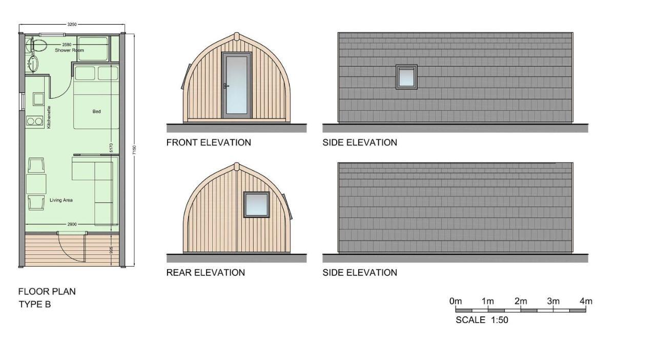 Air A' Chroit Luxury Pods Apartamento Paible Exterior foto
